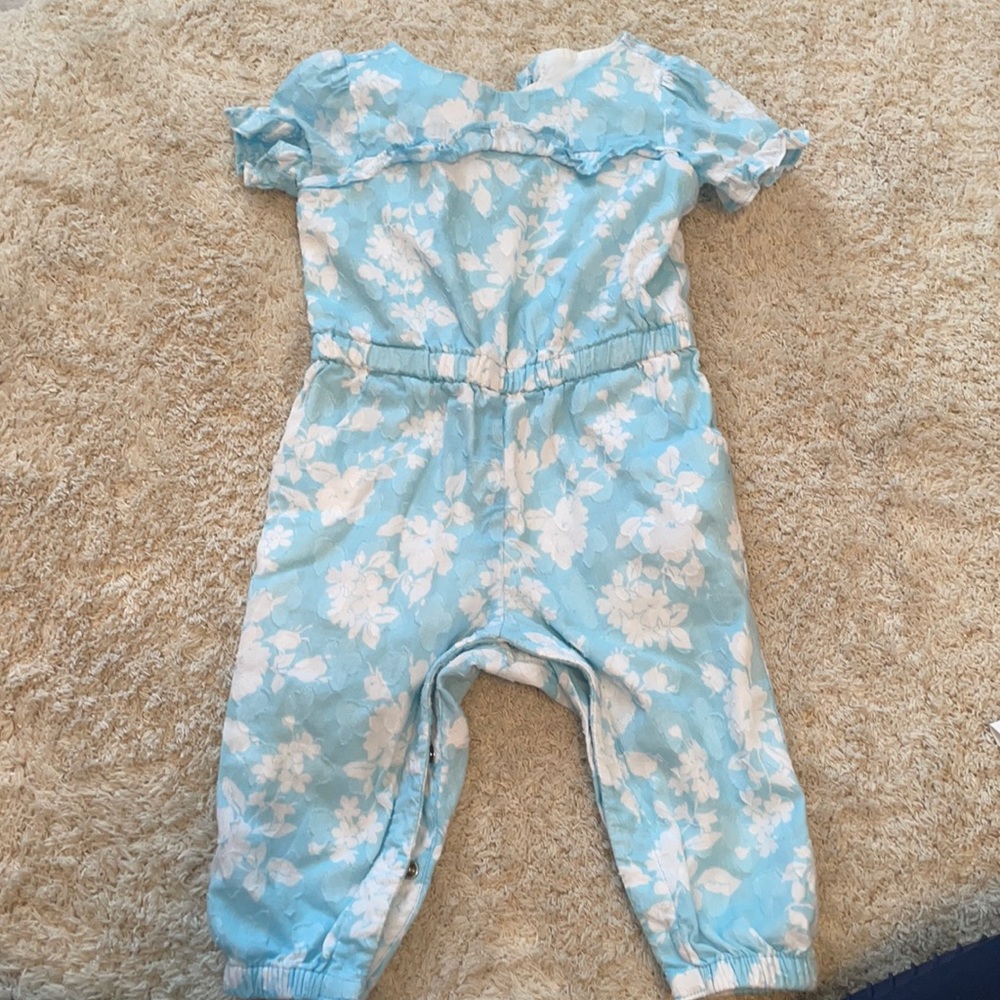 Janie and Jack blue romper